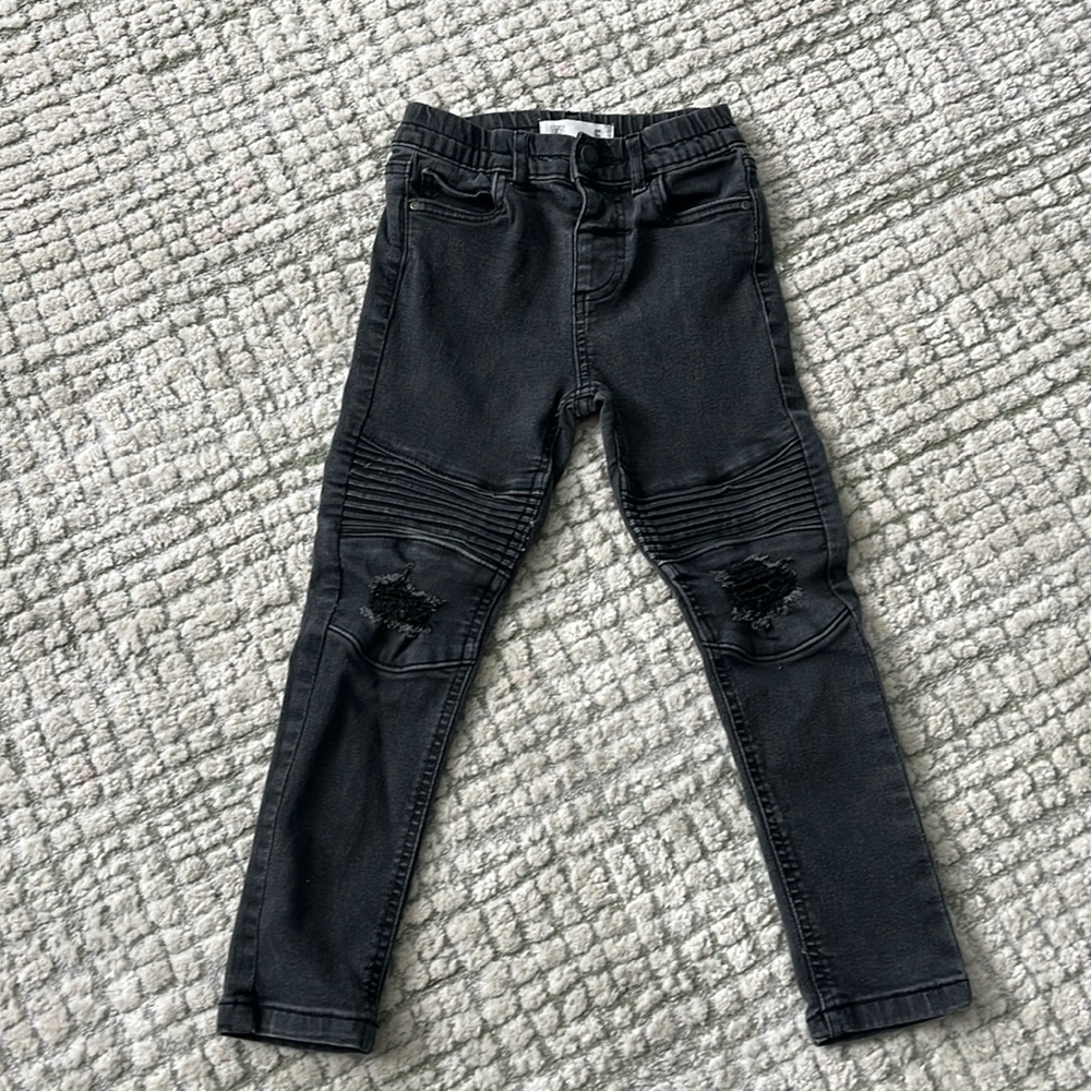 Distress black Skinny Jeans